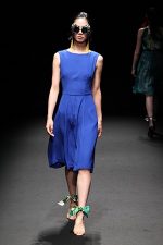 GRANDI Tokyo Fashion Week royal blue dress Black iris lenses