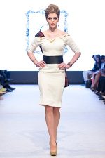 GRANDI runway white dress